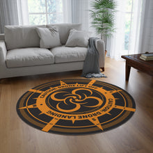 Load image into Gallery viewer, Drone Landing Pad Drone Design- (Rug) 60 in. diameter (5Ft) Orange
