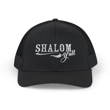 Load image into Gallery viewer, Shalom Y&#39;all Snapback Trucker Cap
