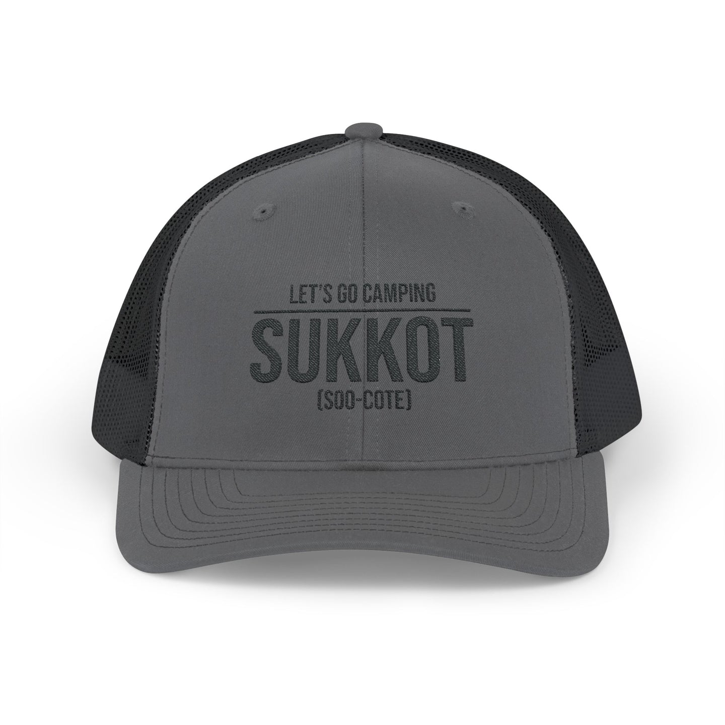 Let's Go Camping/Sukkot Snapback Trucker Cap