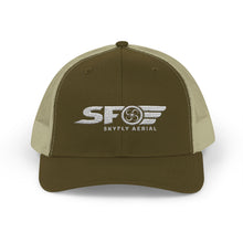 Load image into Gallery viewer, Skyfly Aerial Trucker Cap (White Logo)
