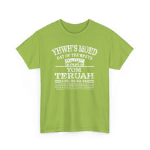 Load image into Gallery viewer, YHWH&#39;s Moed Yom Teruah (Day of Trumpets) Tee
