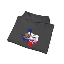 Load image into Gallery viewer, Shalom Y&#39;all Texas Colors Heavy Blend™ Hooded Sweatshirt
