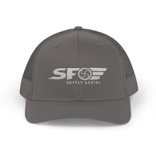 Load image into Gallery viewer, Skyfly Aerial Trucker Cap (White Logo)
