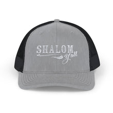 Load image into Gallery viewer, Shalom Y&#39;all Snapback Trucker Cap
