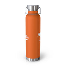 Load image into Gallery viewer, Drone Pilot (White Logo) Copper Vacuum Insulated Bottle, 22oz
