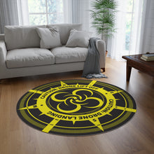 Load image into Gallery viewer, Drone Landing Pad Drone Design- (Rug) 60 in. diameter (5Ft) Yellow
