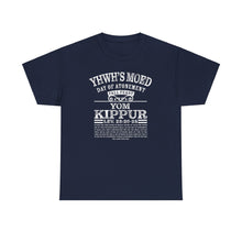 Load image into Gallery viewer, YHWH&#39;s Moed Yom Kippur (Day of Atonment) Tee
