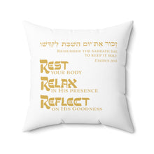 Load image into Gallery viewer, Shabbat Pillow
