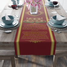 Load image into Gallery viewer, Shabbat Table Runner (Red)
