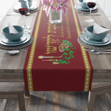 Load image into Gallery viewer, Shabbat - Exodus 20:8- Table Runner (Red)
