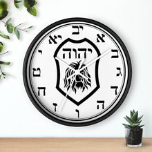 Load image into Gallery viewer, YHWH Wall Clock with Hebrew Letters(Numbers)
