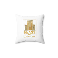 Load image into Gallery viewer, Happy Hanukkah Square Pillow
