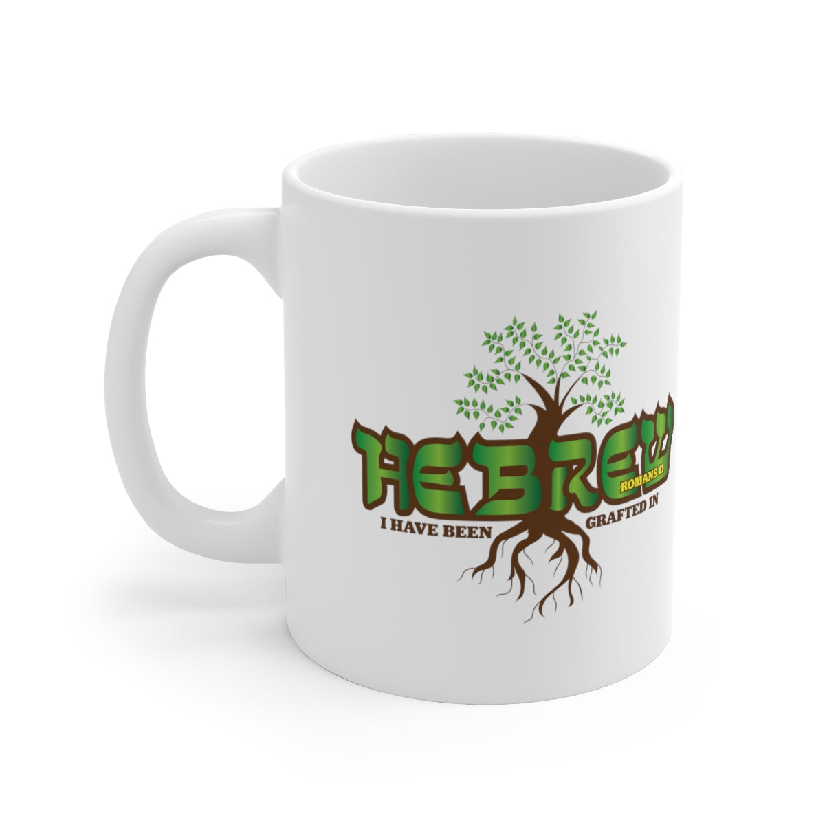 Grafted In Hebrew Ceramic Mug 11oz