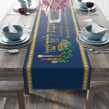 Load image into Gallery viewer, Shabbat - Exodus 20:8 - Table Runner (Blue)
