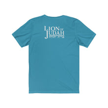 Load image into Gallery viewer, Yeshua Lion Shield (Front and Back Print) T-Shirt
