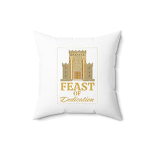 Load image into Gallery viewer, Happy Hanukkah Square Pillow
